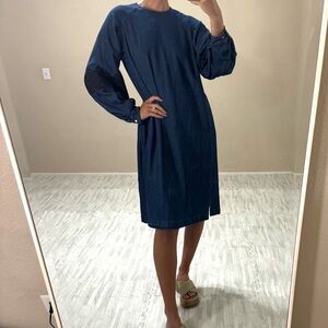 Ne Quittez Pas Denim Loose Fit Dress